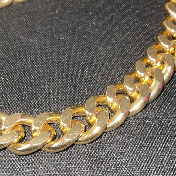 golden cuban chain necklace - Picture 6 of 6